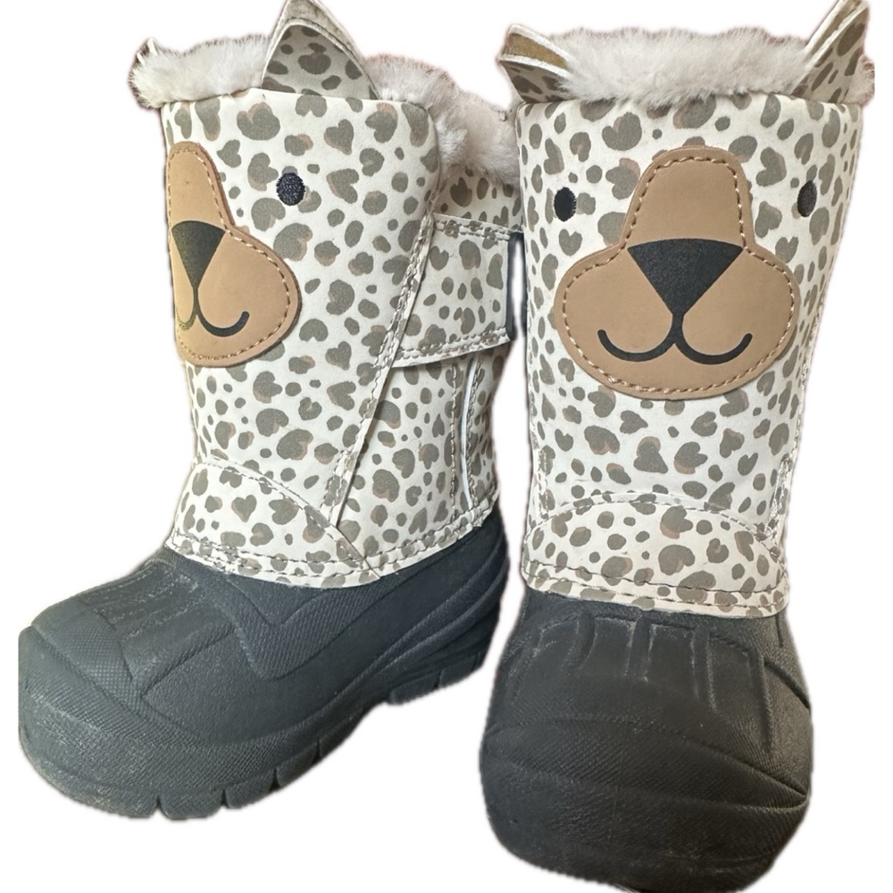Cat and Jack Size 5 Snow / Winter Boots Toddler Baby Little Girls EUC